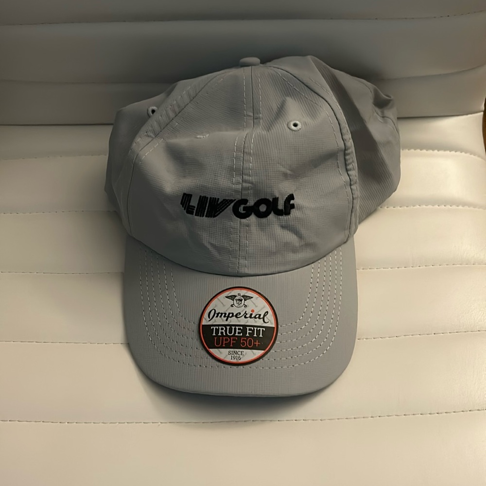 Unisex LIV golf pga tour adjustable imperial hat new rare adult